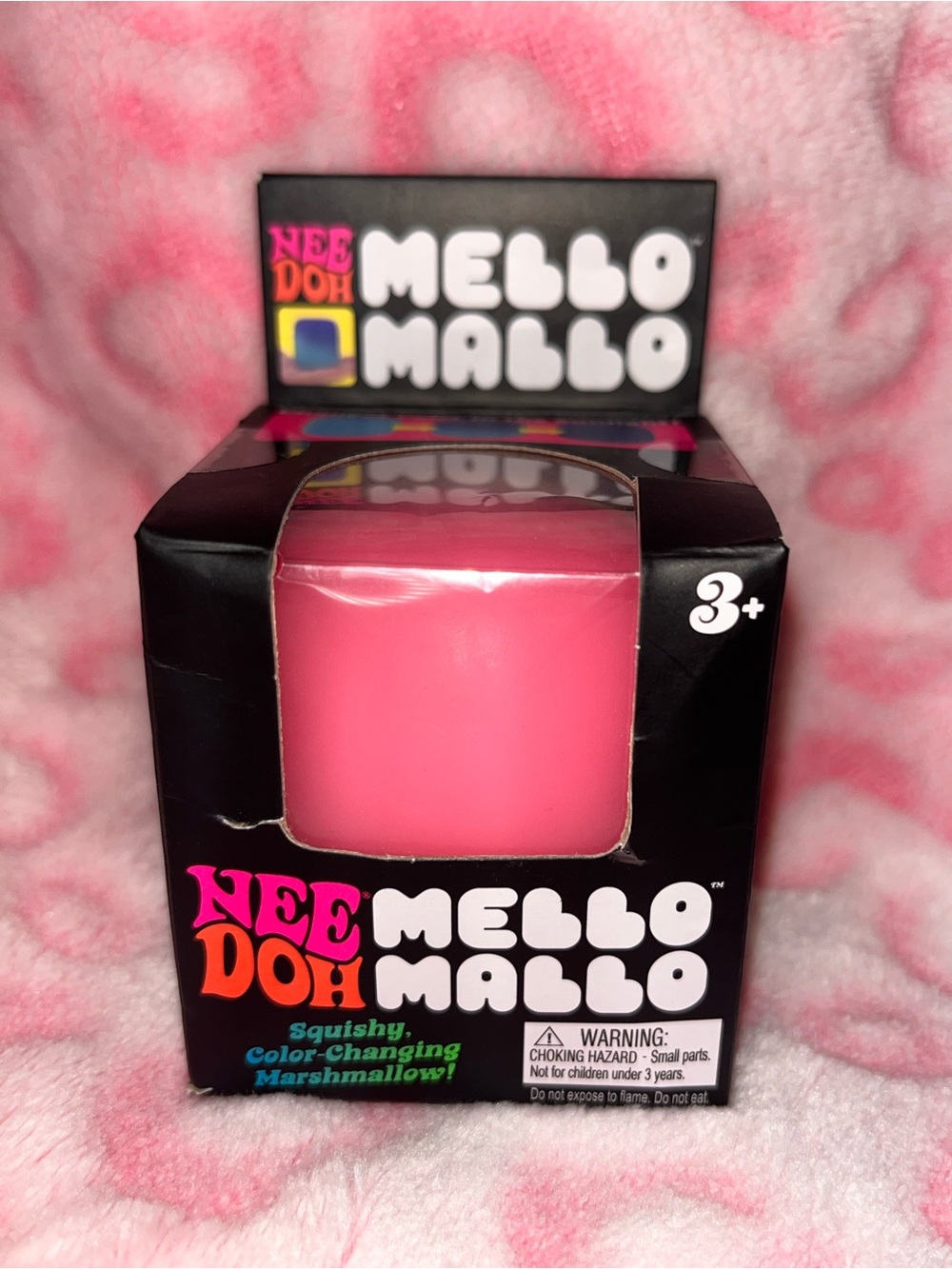 Authentic NeeDoh Mello Mallo – Pink